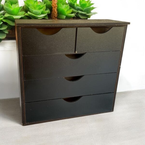 Miniature Barbie dresser, 1/6, chest of drawers for the 12-inch doll, commode, wardrobe, furniture, diorama, room box, dollhouse Scandinavian style