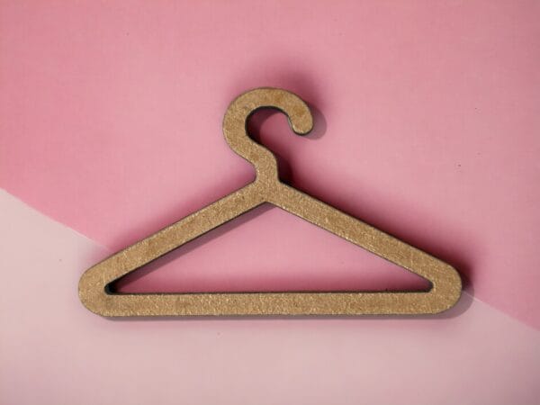 Wooden Barbie Doll Dollhouse Miniature Hanger
