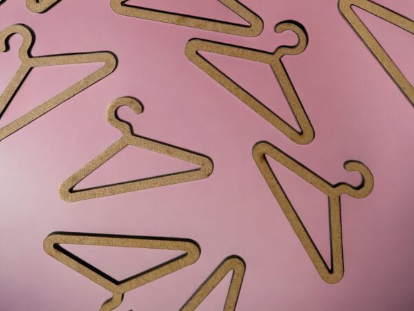 Wooden Barbie Doll Dollhouse Miniature Hanger