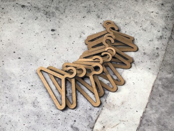 Wooden Barbie Doll Dollhouse Miniature Hanger