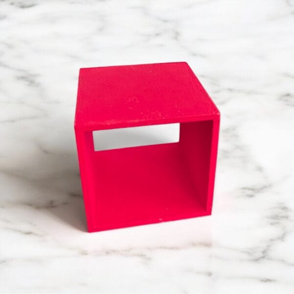 Enhance your dollhouse with this modern miniature display cabinet, perfect for 1/6 and 1/12 scale designs. This tiny cube box is a versatile accessory for DIY living room decor, doll furniture, or toy house displays.