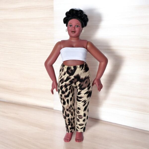 Dasia Doll PDF sewing pattern, leggings top doll clothes PDF digital instant download - Image 2