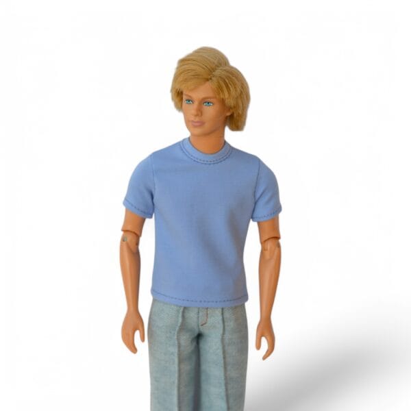 Male Doll T-shirt Sewing PDF Pattern, Set of 3 Clothes Long Sleeve DIY Pattern, Short Sleeve 1:6 scale Doll Outfit Pattern Sleeveless - Image 8