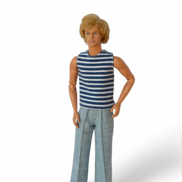 Male Doll T-shirt Sewing PDF Pattern, Set of 3 Clothes Long Sleeve DIY Pattern, Short Sleeve 1:6 scale Doll Outfit Pattern Sleeveless - Image 5