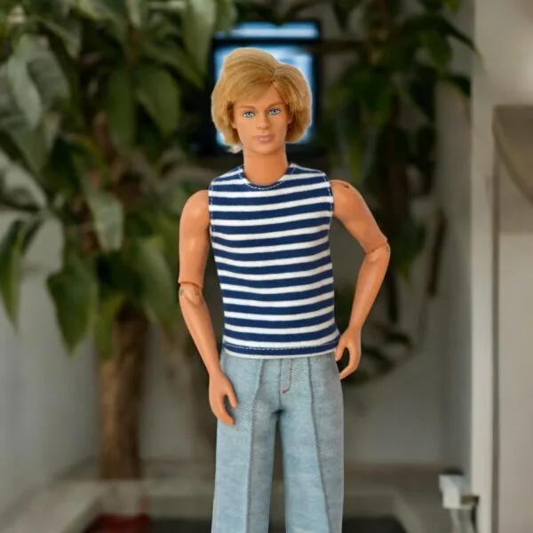 Male Doll T-shirt Sewing PDF Pattern, Set of 3 Clothes Long Sleeve DIY Pattern, Short Sleeve 1:6 scale Doll Outfit Pattern Sleeveless - Image 3
