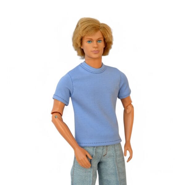 Male Doll T-shirt Sewing PDF Pattern, Set of 3 Clothes Long Sleeve DIY Pattern, Short Sleeve 1:6 scale Doll Outfit Pattern Sleeveless - Image 4