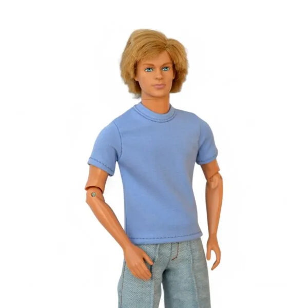 Male Doll T-shirt Sewing PDF Pattern, Set of 3 Clothes Long Sleeve DIY Pattern, Short Sleeve 1:6 scale Doll Outfit Pattern Sleeveless - Image 4